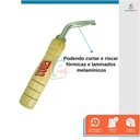 Ver imagem 2 de Riscador Cortador de Fórmica Raspador Rejunte Azulejo - Edus