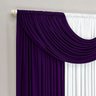Cortina para Quarto Clássica Roxa 3m x 2,80m de altura ideal para Varão Simples de 3 Metros - 2