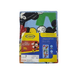 Toalha de Banho Infantil Mickey Felpuda Algodão Praia Piscina Lepper - 4
