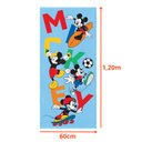 Ver imagem 2 de Toalha de Banho Infantil Mickey Felpuda Algodão Praia Piscina Lepper