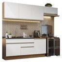 Ver imagem 3 de Armário de Cozinha Completa 260cm Rustic/Branco Glamy Madesa 03