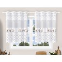 Ver imagem 4 de Cortina Pia Bando Vitro Formosa Renda Cozinha 1,60x0,80x0,20:xicaras