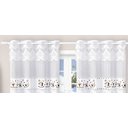 Ver imagem 3 de Cortina Pia Bando Vitro Formosa Renda Cozinha 1,60x0,80x0,20:xicaras