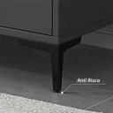 Ver imagem 5 de Kit 4 Pés de Sofá e Cama Preto Curve 10cm para Móveis Canto