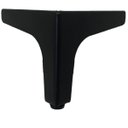 Ver imagem 4 de Kit 4 Pés de Sofá e Cama Preto Curve 10cm para Móveis Canto