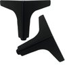 Kit 4 Pés de Sofá e Cama Preto Curve 10cm para Móveis Canto - 12
