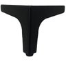 Kit 4 Pés de Sofá e Cama Preto Curve 10cm para Móveis Canto - 11