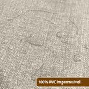 Ver imagem 4 de 4 Jogo Americano Napoli Bege Impermeável Pvc