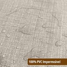 4 Jogo Americano Napoli Bege Impermeável Pvc - 4