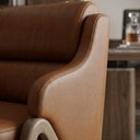 Ver mais imagens de Poltrona Decorativa Madri Pes Madeira Courino Tcs 727 Moll