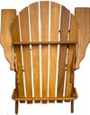 Ver imagem 7 de Cadeira Adirondack Jardim Externa Pavão Dobrável Garapa Envernizada Adirondack