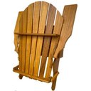 Ver imagem 5 de Cadeira Adirondack Jardim Externa Pavão Dobrável Garapa Envernizada Adirondack