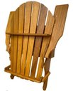 Ver imagem 5 de Cadeira Adirondack Jardim Externa Pavão Dobrável Garapa Envernizada Adirondack
