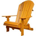 Ver imagem 6 de Cadeira Adirondack Jardim Externa Pavão Dobrável Garapa Envernizada Adirondack