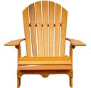Ver imagem 3 de Cadeira Adirondack Jardim Externa Pavão Dobrável Garapa Envernizada Adirondack