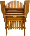 Ver imagem 4 de Cadeira Adirondack Jardim Externa Pavão Dobrável Garapa Envernizada Adirondack