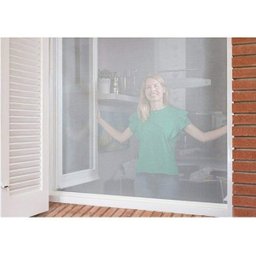 Tela Cortina Mosquiteiro Dengue Magnetico Ima Janela Facil Instalação Proteçao Kit 2 Uni - 2