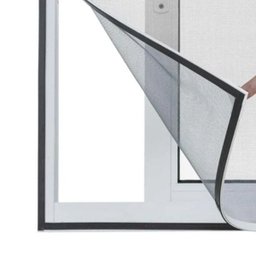 Tela Cortina Mosquiteiro Dengue Magnetico Ima Janela Facil Instalação Proteçao Kit 2 Uni - 1