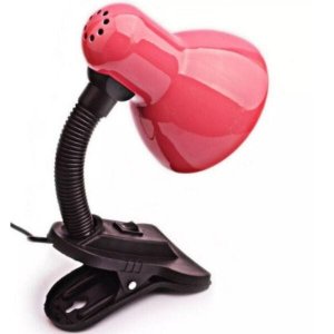 Luminária Articulavel de Mesa com Garra Presilha Sala Trabalho Escritório Abajur