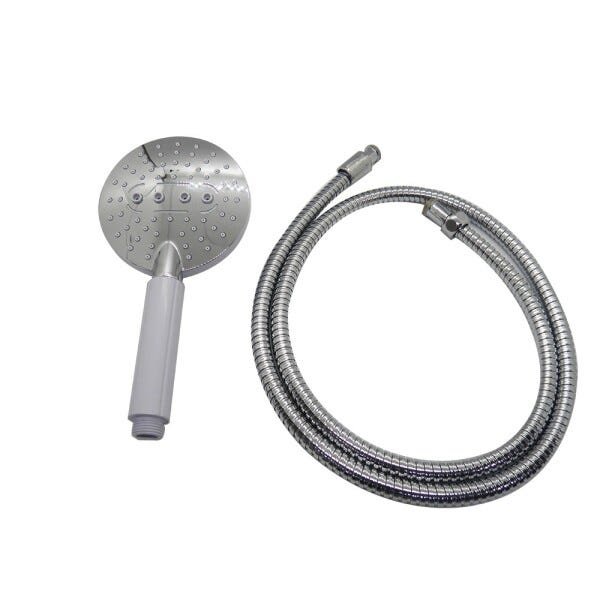 Ducha Mao Cromada 3 Funções Flexivel Chuveiro Banheiro Mangueira Articulada Higienica - 6