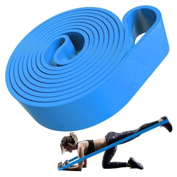 Faixa Elastica Extensor Exercicio Em Casa Academia Resistencia Fitness Pilates