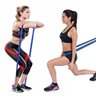 Faixa Elastica Extensor Exercicio Em Casa Academia Resistencia Fitness Pilates - 6