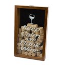 Ver imagem 3 de Quadro Porta Rolha de Vinho de Madeira Naturals Keep Calm And Drink Wine 30,5cmx18cmx5cm Rojemac