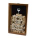 Quadro Porta Rolha de Vinho de Madeira Naturals Keep Calm And Drink Wine 30,5cmx18cmx5cm Rojemac - 3