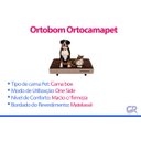 Ver imagem 2 de Colchão Pet Cachorro / Gato Pequeno Ortocamapet Bege (45x65x13) - Ortobom