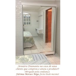 Sapateira com Espelho 2 Portas de Correr e Luz de Led Magia - 5
