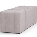 Ver imagem 2 de Puff Decorativo Living 140 Cm Roma W01 Linho Bege - lyam
