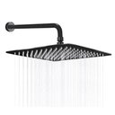 Ver imagem 5 de Ducha Chuveiro Inox Quadrado 20x20 Preto Fosco Parede