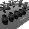 Cooktop 5 Bocas Mueller G5 - à Gás - Preto - Bivolt - 4