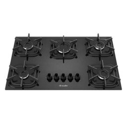 Cooktop 5 Bocas Mueller G5 - à Gás - Preto - Bivolt - 1