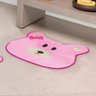 Kit Banheiro Infantil Rosa Ursinha 3 Peças Antiderrapante - 4