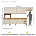 Ver imagem 3 de Cozinha Completa 14 Portas 3 Gavetas Ibiza