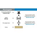 Ver imagem 3 de Perfil Alumínio RM-152 BR Close com Escova de Vedação - 12 a 14mm Barra com 03 metros Rometal 01