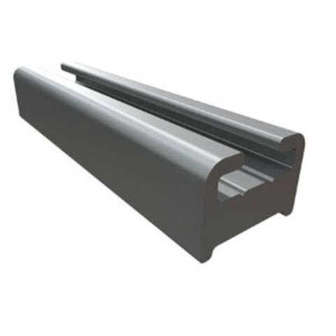 Perfil Alumínio RM-152 BR Close com Escova de Vedação - 12 a 14mm Barra com 03 metros Rometal 01