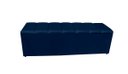 Ver imagem 3 de Conjunto Cabeceira e Recamier Eliza para Cama Box Casal 1.40 - Sv Decor:azul Marinho