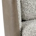 Ver mais imagens de Poltrona Decorativa Verso Pes Madeira Boucle e Courino Tce 1018 Tcs 726 Moll