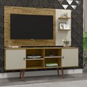 Ver imagem 2 de Rack Estrela pés palito com Painel Itália para TV até 46 Polegadas Nature/Off White