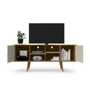 Ver imagem 3 de Rack Estrela pés palito com Painel Itália para TV até 46 Polegadas Nature/Off White