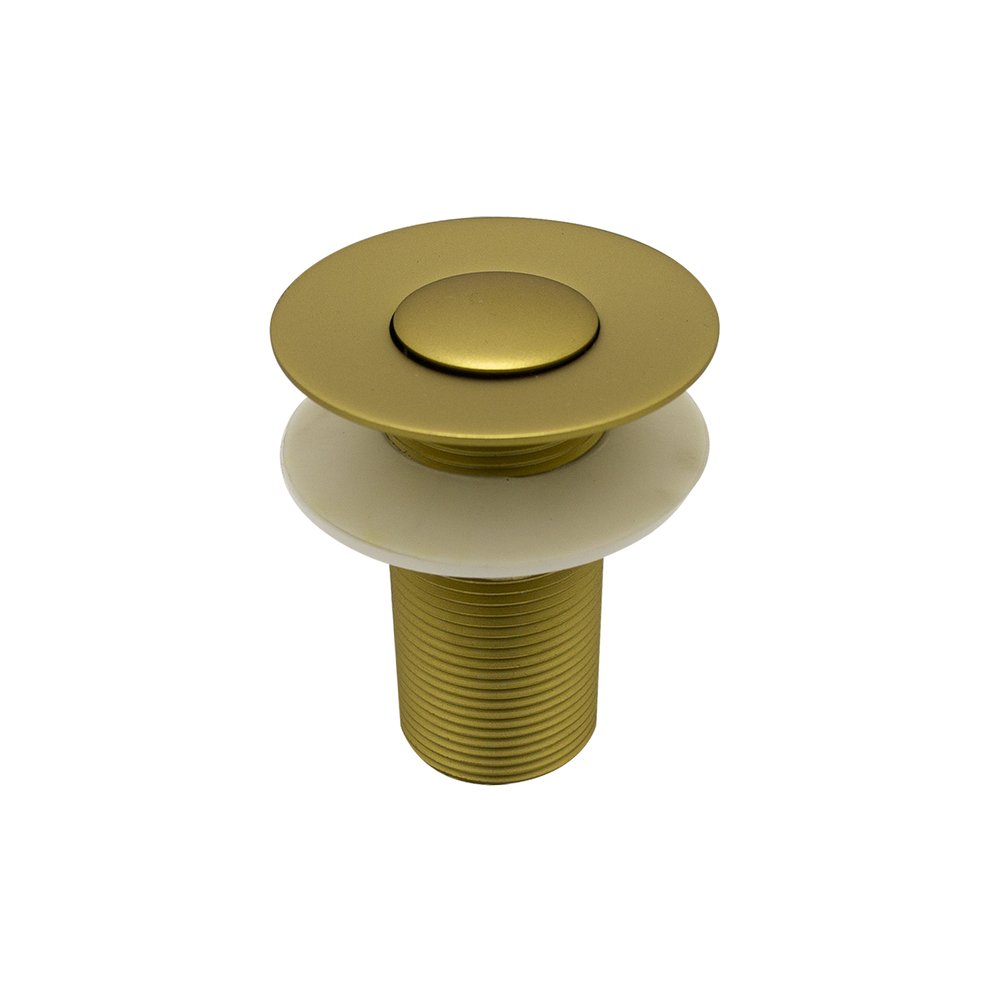Válvula Lavatório Banheiro Click Dourado Fosco Luxo - 1