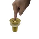 Ver imagem 3 de Válvula Lavatório Banheiro Click Dourado Fosco Luxo