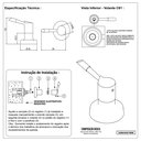 Ver imagem 6 de Acabamento Colorido para Registros de Pressão e Gaveta Padrão Deca 16 estrias Dourado