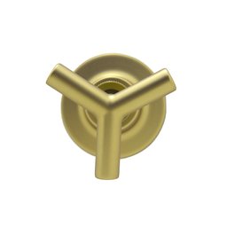 Acabamento de Registro Para Banheiro de Gaveta ou Pressão Dourado Fosco C61 - 3