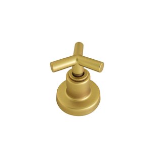 Acabamento de Registro Para Banheiro de Gaveta ou Pressão Dourado Fosco C61