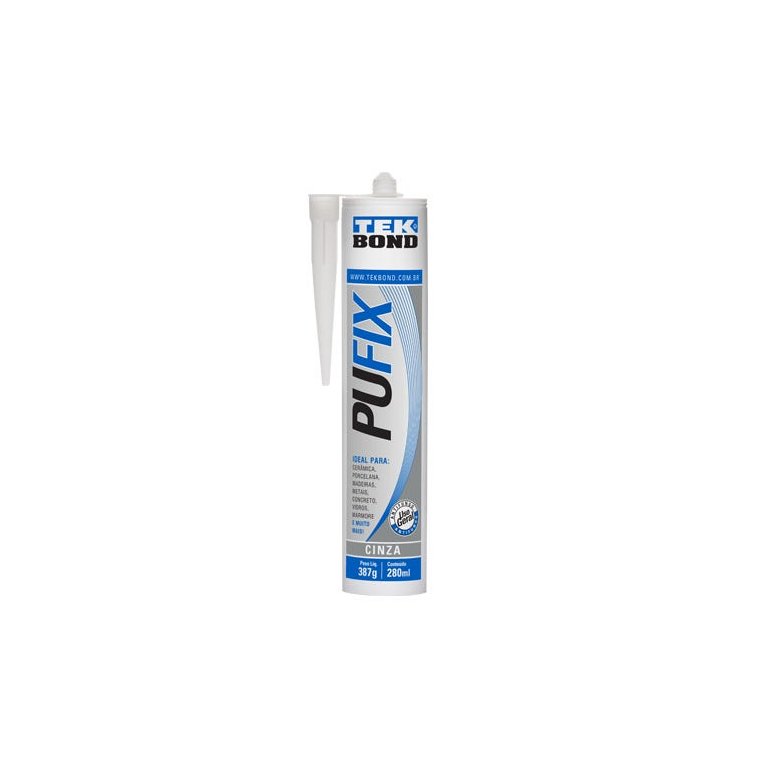 Pu40fix cinza 387g/280ml - cartucho - tekbond