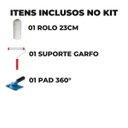 Ver imagem 5 de Rolo Pele de Carneiro 23cm + Suporte Garfo 23cm + Pad para Pintura Recorte Cantos em Parede 360°