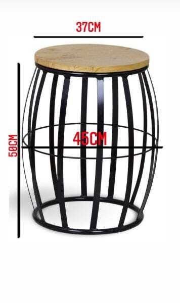 Puff Seat Garden ou Mesa Decorativa Banqueta Barril - 2